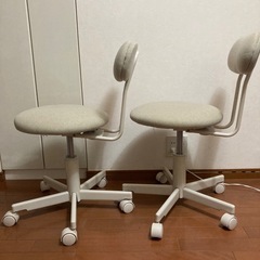 【無印良品】　2脚セット　ワークチェアの画像