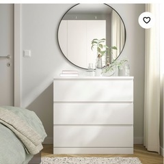 IKEA マルム　チェストの画像