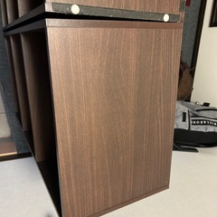 『取引先決定しました』カラーボックス3個（茶色）の画像