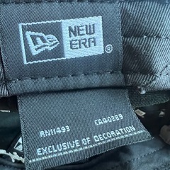 Yohji Yamamoto New Era ブラック キャップ アジャスタブルの画像