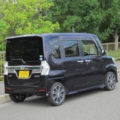 車検２年付き　タントカスタム　ＲＳターボ　上級　新規格600系　ピラーレス　両側スライド　大型デカナビ　大画面テレビの画像