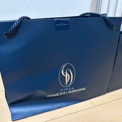 銀座ダイヤモンドシライシ　紙袋の画像