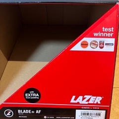【最終値下げ】【超美品】LAZER BLADE+ AF 55-59cmレッド未開封予備パッド付き！の画像