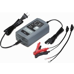 バイク セルスター バッテリー充電器 DRC-300AMZ 12V 0.8A/1.5A/3A 自動充電制御 パルス充電機能 フロート充電+サイクル充電 CELLSTARの画像