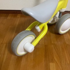 D-bike mini プラス ディーバイク バランスバイク イエロー 3輪の画像