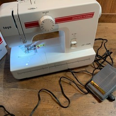 toyo電動ミシンJY-1NR 裁縫　刺繍　手芸　服飾の画像