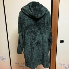 M フリースコート ダークグリーンの画像