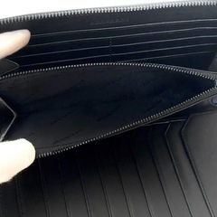 【未使用級】BURBERRY バーバリー スモークドチェック オーガナイザー 長財布の画像