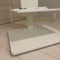 【0円】テレビ台スタンド・ホワイトの画像