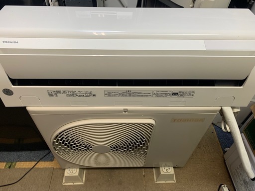 福岡市内取付料金込み　2020年　東芝ルームエアコン　6-8畳タイプ