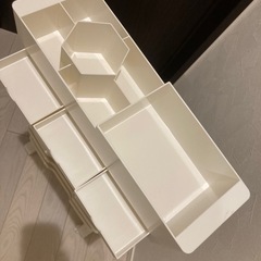 収納ワゴン キャスター付き ワゴン ブックスタンド 収納ラック 文房具 マガジンラック 両面 マガジンスタンド 5段収納 スリムの画像