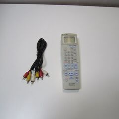 SHARP シャープ VHSビデオデッキ VC-GH20 2003年製 リモコン・AVケーブル付 現状品の画像