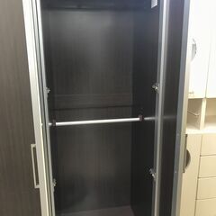 【ジャングルジャングルサカイ石津店】ニトリ　ワードロープ　アイビス100　衣類収納 おしゃれ 収納家具 ブラウン クリーニング済み 堺市 西区 東区 北区 南区 堺区 石津の画像