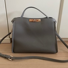 ショルダー&ハンドバッグ　グレーの画像