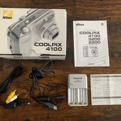 【Nikon】 COOLPIX4100 デジタルカメラ デジカメ コンパクトカメラ 平成レトロの画像