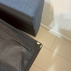 収納スツール　デニム調の画像