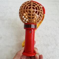 アンパンマン扇風機とアンパンマンミュージアムの記念品2個の画像