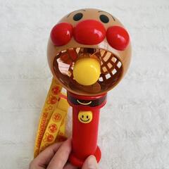 アンパンマン扇風機とアンパンマンミュージアムの記念品2個の画像