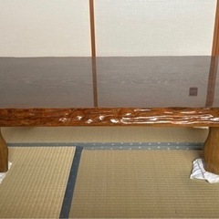 鉄刀木 タガヤサン 座卓の画像