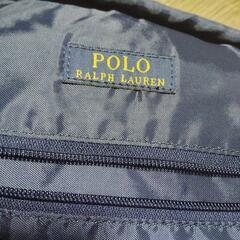 ポロラルフローレン リュック バックパック 刺繍ロゴ POLO RALPH LAUREN グレー 灰色 通学 通勤 の画像