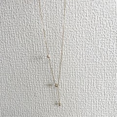 華奢 ネックレス レディース アクセサリー 大人可愛い シンプル おしゃれの画像