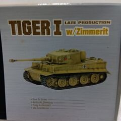 戦車　TIGER　I　72分の1スケールの画像