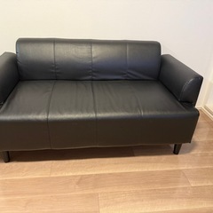 IKEA HEMLINGBY ヘムリングビー 2人掛けソファ, ボームスタード ブラックの画像