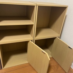 【4つまとめ売り】カラーボックスの画像