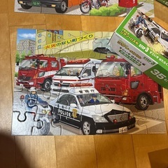 【くもんジグソーパズル】すごいぞはたらく車　Step3の画像