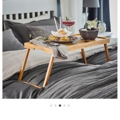再募集　IKEA ベッドトレイ竹 RESGODS レスゴドス   の画像