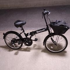 折りたたみ自転車 20インチ 6段ギヤの画像