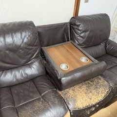 ビンテージ　電動ソファーの画像