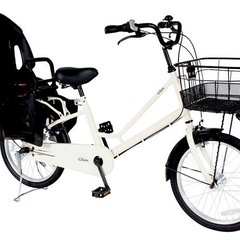 ママチャリ　小径子供乗せ自転車  20インチの画像
