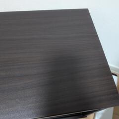 キャスター付きテレビ台(木目調)の画像
