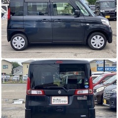 《自社ローン対応⭕️》［新潟県］【スズキ スペーシア 660 G】現金販売から自社ローンまで幅広い購入方法で対応❗️審査通過率98%、ブラックOK、格安中古車販売店【オーシャンデザイン】✨ナビ✨の画像