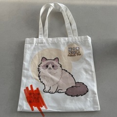 猫柄トートバッグの画像
