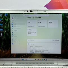 JC07114　16GB・512GB CF-FV1 レッツノート QHD 第11世代 良品　ノートパソコン　Office2024の画像