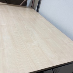 パソコンデスク（ラック収納付き）　勉強机　本棚付の画像