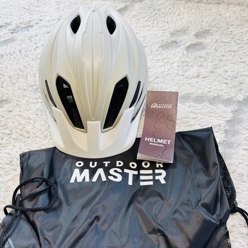 OUTDOORMASTER ロードバイク MTB ホワイト×シルバー　M