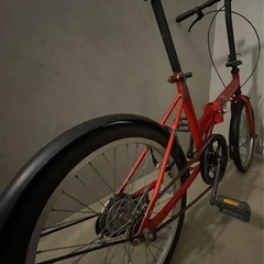 折りたたみ自転車の画像