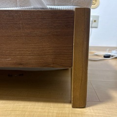 シングルベッド　ニトリ　フレーム付きの画像