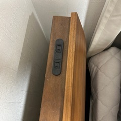 シングルベッド　ニトリ　フレーム付きの画像