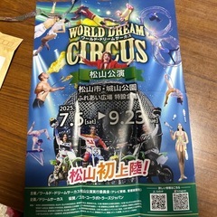 ワールドドリームサーカス　チケット8/18までの画像