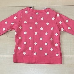 80 ダブルビーの冬服上下セット（ミキハウス）の画像
