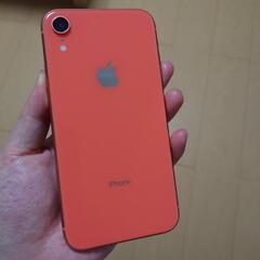 極美品iphone xr 256GB sim free オレンジ色の画像