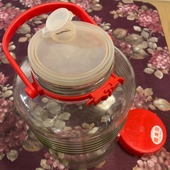 ★チャリティ★ 梅酒用？ガラス瓶の画像