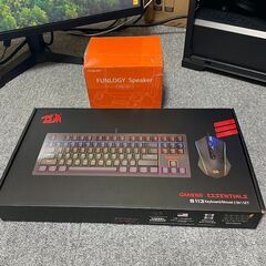 💻ゲーミングPC🖥️モニター ⌨キーボード 🖱マウス 🔊スピーカー付きフルセット Windows11正式対応　ライセンス認証ありの画像