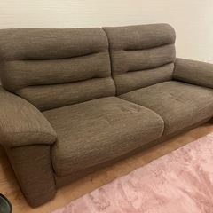 ニトリ　3人がけソファの画像