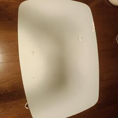 水色折りたたみテーブル　ちゃぶ台　おしゃれの画像