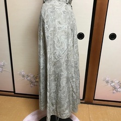 ロングフレアスカートの画像